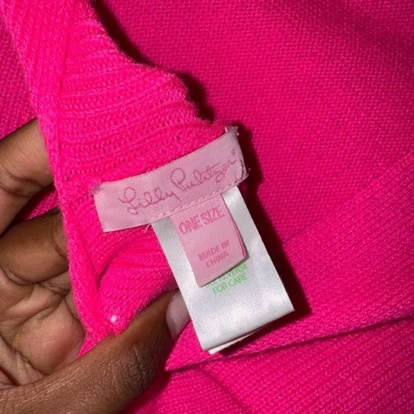 Lilly Pulitzer Colorblock Tassel One Size Sweater! - Picture 5 of 5